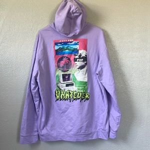 Purple Graphic Hoody